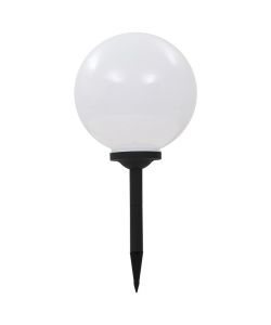 Lampade Solari da Esterni Sferiche 2 pz LED RGB 30 cm