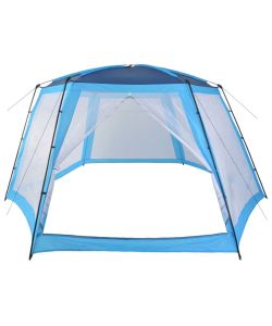 Tenda per Piscina in Tessuto 660x580x250 cm Blu