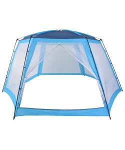 Tenda per Piscina in Tessuto 660x580x250 cm Blu