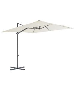 vidaXL Ombrellone a Sbalzo - Sabbia - 250x250 cm