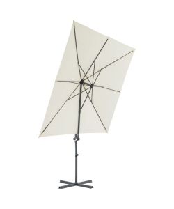 vidaXL Ombrellone a Sbalzo - Sabbia - 250x250 cm