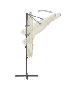 vidaXL Ombrellone a Sbalzo - Sabbia - 250x250 cm