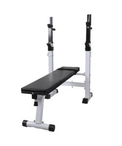 Panca Reclinabile con Rack Bilanciere e Set Manubri 120 kg