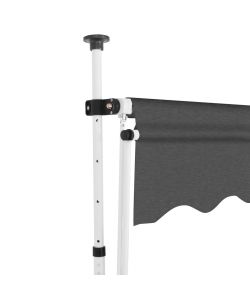 Tenda da Sole Retrattile Manuale 300 cm Antracite