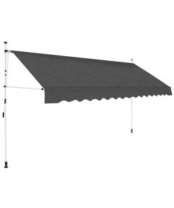 Tenda da Sole Retrattile Manuale 350 cm Antracite