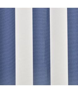 Tendone Parasole in Tela Blu e Bianco 350x250 cm