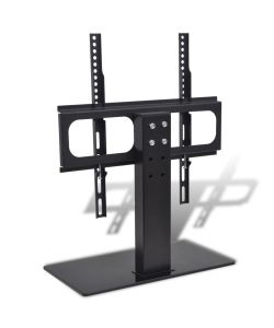 Supporto TV con Base in Ferro Nera 400x400 mm 23' - 55'