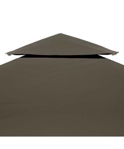 Copertura Superiore per Gazebo a 2 Strati 310g/mq 4x3m Talpa