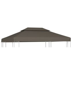 Copertura Superiore per Gazebo a 2 Strati 310g/mq 4x3m Talpa