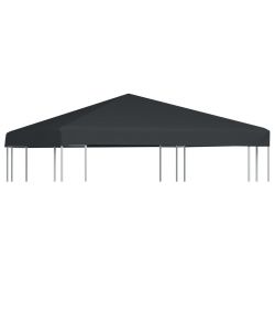 Copertura Superiore per Gazebo 310 g/mq 3x3 m Grigio
