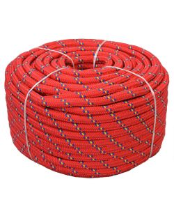 Corda Nautica in Polipropilene 18 mm 50 m Rosso