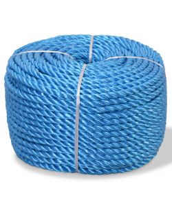 Corda Intrecciata in Polipropilene 10 mm 500 m Blu