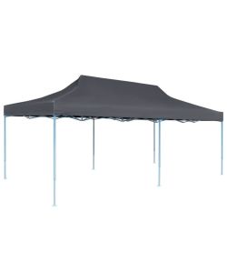 Tenda Pieghevole Pop-Up con Pareti Laterali 3x6 m Antracite