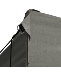 Tenda Pieghevole con 3 Pareti 3x4,5 m Antracite