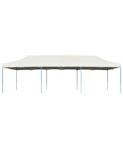 Gazebo Pieghevole Pop-Up 3x9 m Crema
