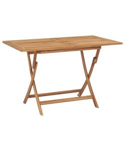 vidaXL Tavolo da Giardino in Teak - Marrone - 120x70 cm