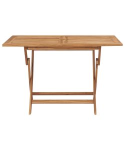 vidaXL Tavolo da Giardino in Teak - Marrone - 120x70 cm
