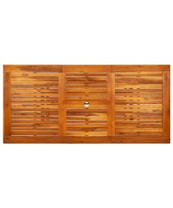 vidaXL Tavolo da Giardino Allungabile - Teak - 110-160x80 cm