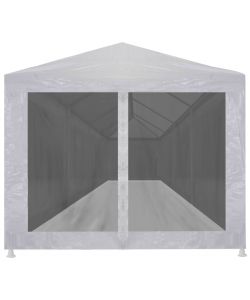 Tenda per Feste con 10 Pareti in Rete 12x3 m