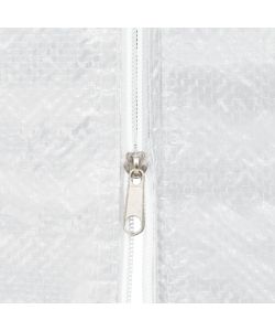 Parete per Tendostruttura in PE 2 pz con Cerniera Bianco