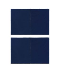 Parete per Tendostruttura in PE 2 pz con Cerniera Blu