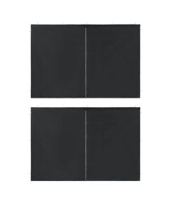 Parete per Tendostruttura in PE 2 pz con Cerniera Antracite
