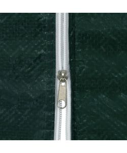 Parete per Tendostruttura in PE 2 pz con Zip Verde