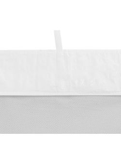Pareti per Tendostruttura 2 pz Bianco e Nero in Rete