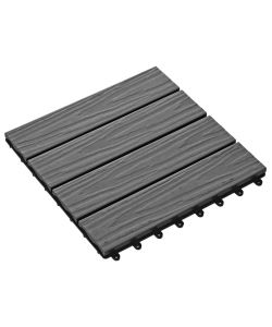 Piastrella Decking in WPC 11 pz 30x30 cm 1 sqm Grigio