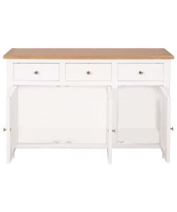 Credenza 110x33,5x70 cm in Massello di Rovere