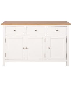 Credenza 110x33,5x70 cm in Massello di Rovere