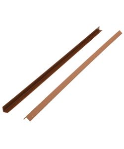 Profili Angolari per Decking in WPC 5pz 170cm Marrone Chiaro