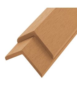 Profili Angolari per Decking in WPC 5pz 170cm Colore Teak
