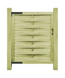 Cancello da Giardino in Legno Impregnato 100x125 cm Verde 45310