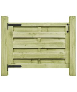 Cancello da Giardino in Legno Impregnato 100x75 cm Verde 45314