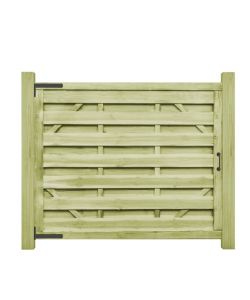 Cancelli da Giardino 2 pz in Legno Impregnato 150x125 cm Verde