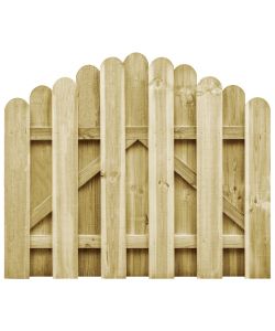 Cancello da Giardino in Pino Impregnato 100x75 cm
