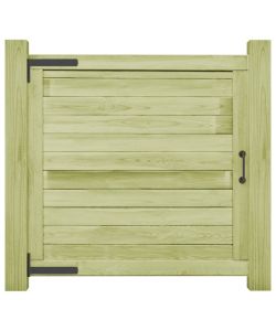 Cancello per Steccato in Legno di Pino Impregnato 100x100cm 45333