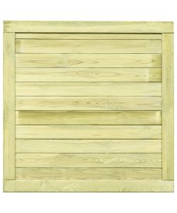 Cancello per Steccato in Legno di Pino Impregnato 100x100cm 45333