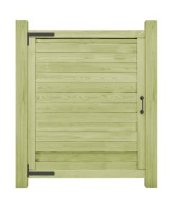 Cancello per Steccato in Legno di Pino Impregnato 125x100 cm