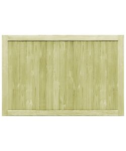 Cancelli da Giardino 2 pz in Pino Impregnato 300x100 cm 45339