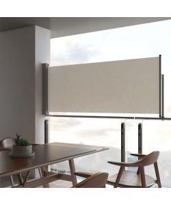 Tenda da Sole Laterale Retrattile 100 x 300 cm Crema
