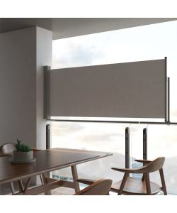 Tenda da Sole Laterale Retrattile 100 x 300 cm Grigia