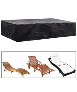  Copertura per Lettino Prendisole con 8 Occhielli 218x77x55 cm