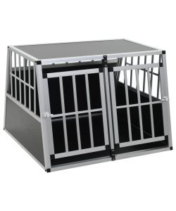Trasportino per Cani con Doppia Porta 94x88x69 cm