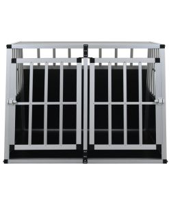 Trasportino per Cani con Doppia Porta 94x88x69 cm
