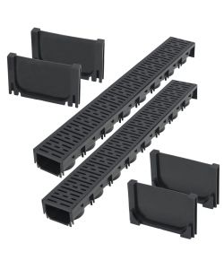 Canalette di Drenaggio in Plastica 2 m