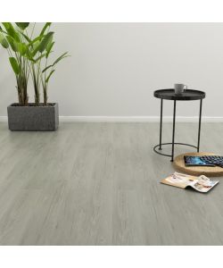 Listoni per Pavimenti Autoadesivi 4,46 mq 3 mm in PVC Grigio