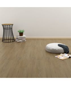 Listoni Pavimenti Autoadesivi 4,46 mq 3 mm PVC Marrone Naturale