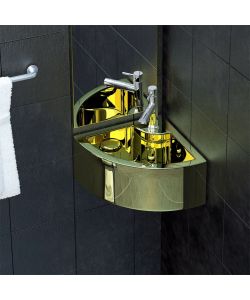 Lavandino con Troppopieno 45x32x12,5 cm in Ceramica Oro